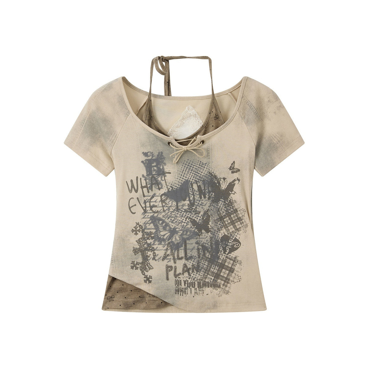 Lost_in_Lunar_Lace_Backless_Halter_Print_A_Line_Sleeve_Women's_Short_Sleeve_T-shirts_1040249267587_MISSTT