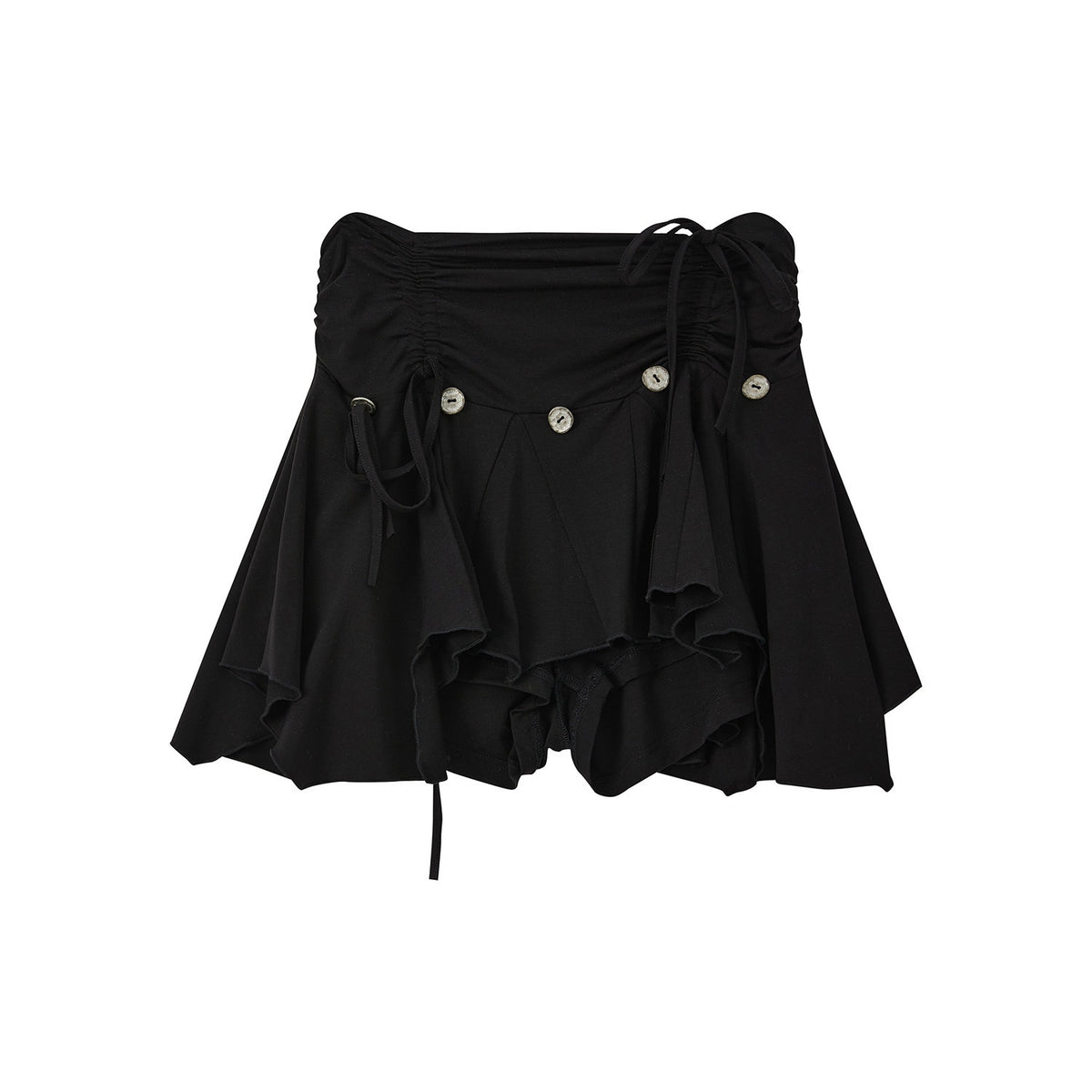 Lost_in_Lunar_Pleated_Asymmetric_A_Line_Lyocell_Women's_Mini_Skirts_1029407039093_MISSTT