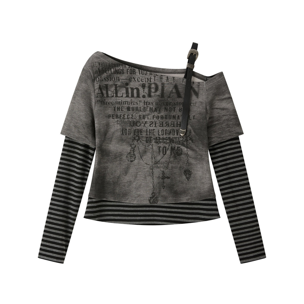 Lost_in_Lunar_Striped_Asymmetric_One_Shoulder_Women's_Polyamide_Long_Sleeve_T-shirts_1074317368198_MISSTT