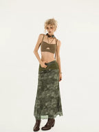 Nico Molly Black Cutout Halter Padded Slim Fit Women's Tube Tops / Bandeaus