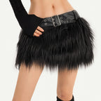 Nico_Molly_Black_Gothic_A_Line_Plush_Belted_Low_Waist_Women's_Mini_Skirts_1001108210667_MISSTT