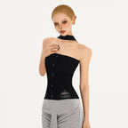 Nico_Molly_Black_Halter_Neck_Slim_Fitted_Women's_Knit_Tube_Tops_/_Bandeaus_1005926423518_MISSTT
