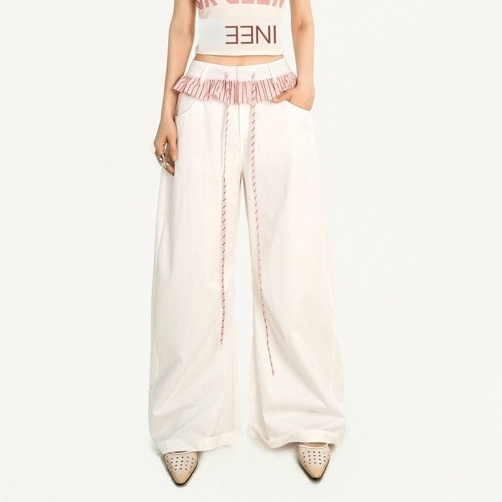 Nico_Molly_Black_Pink_Letter_Print_Halter_Crop_Women's_Cotton_Blend_Top_&_Pants_Sets_909859673957_MISSTT