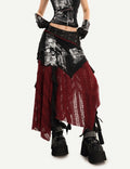 Nico_Molly_Black_Red_Irregular_Colorblock_Gothic_Punk_Asymmetric_Women's_A_Line_Maxi_Skirts_1033783152139_MISSTT