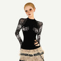 Nico_Molly_Black_Skull_Print_Punk_Fake_Layered_Slim_Fit_Women's_Long_Sleeve_T-shirts_1026971164392_MISSTT