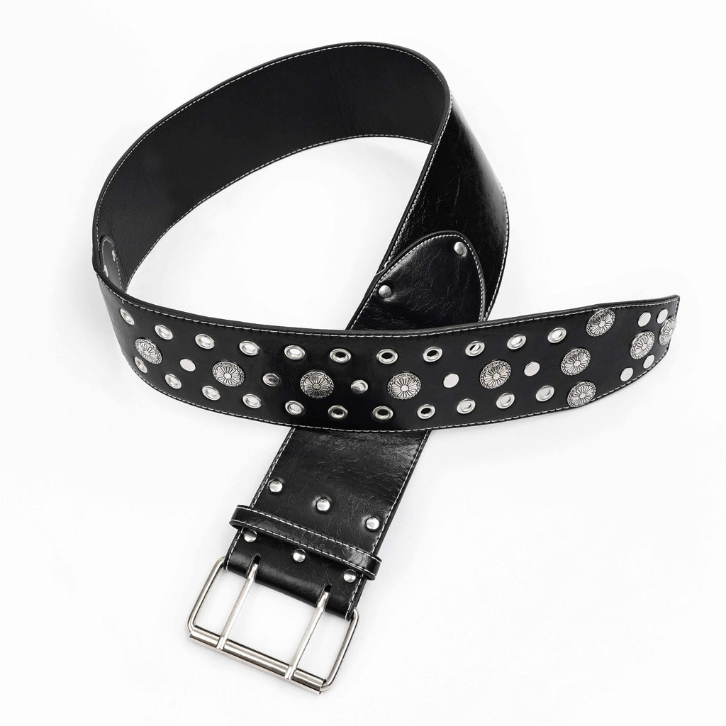 Nico_Molly_Black_Studded_Heavy_Hardware_Vintage_Punk_Hip_Hop_Hot_Girl_Women's_Belts_969962049534_MISSTT