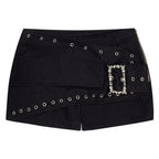 Nico_Molly_Black_Studded_Metal_Pocket_Zip_Low_Waist_Slim_Women's_Cotton_Denim_Shorts_951543154019_MISSTT