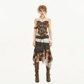 Nico_Molly_Brown_Street_Patchwork_Plaid_Collared_Women's_Mixed_Fabric_Blouses_909471554933_MISSTT