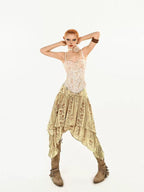 Nico Molly Court Scalloped Lace Sexy Slim Fit Women's Lace With Built In Padding Camisoles