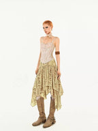 Nico Molly Court Scalloped Lace Sexy Slim Fit Women's Lace With Built In Padding Camisoles