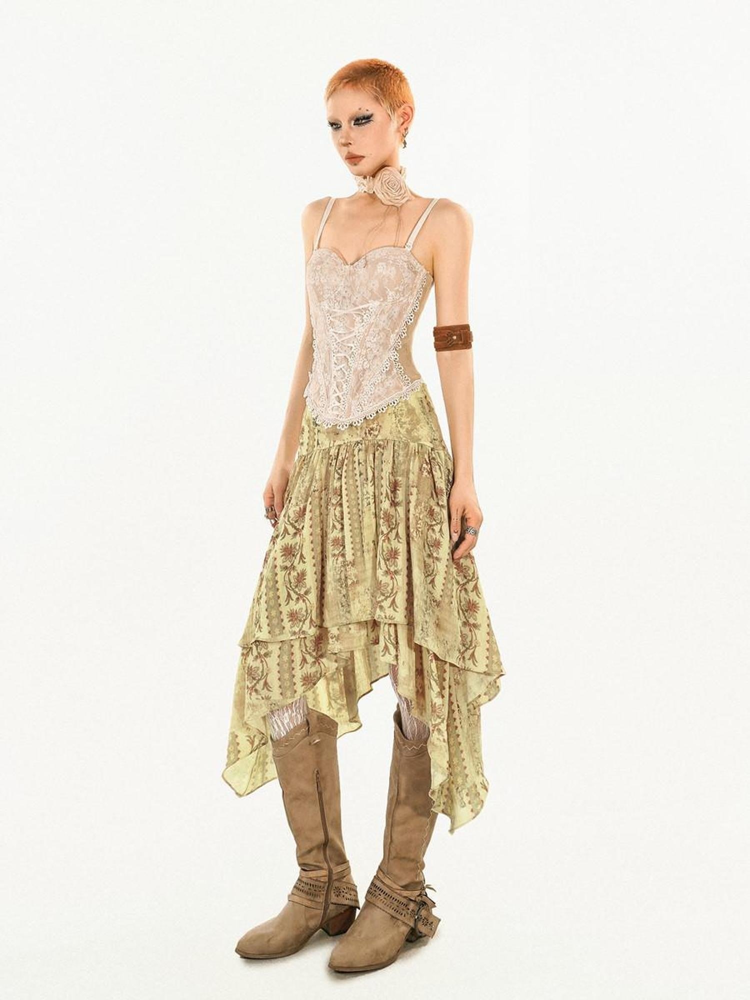 Nico Molly Court Scalloped Lace Sexy Slim Fit Women's Lace With Built In Padding Camisoles