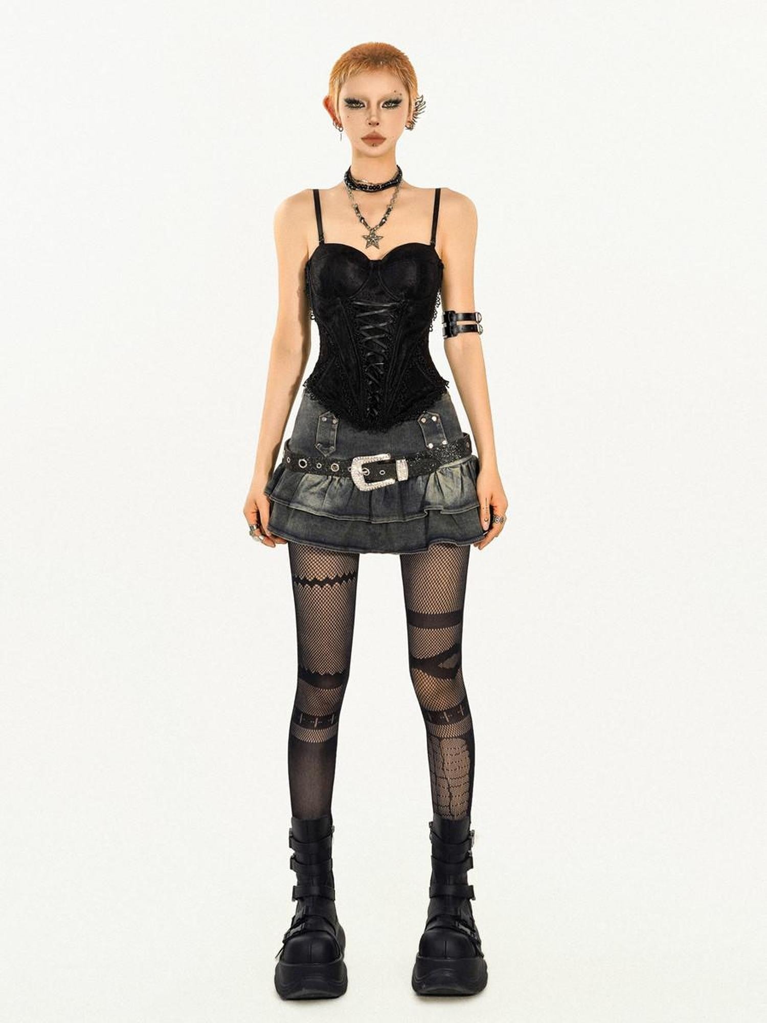 Nico Molly Court Scalloped Lace Sexy Slim Fit Women's Lace With Built In Padding Camisoles