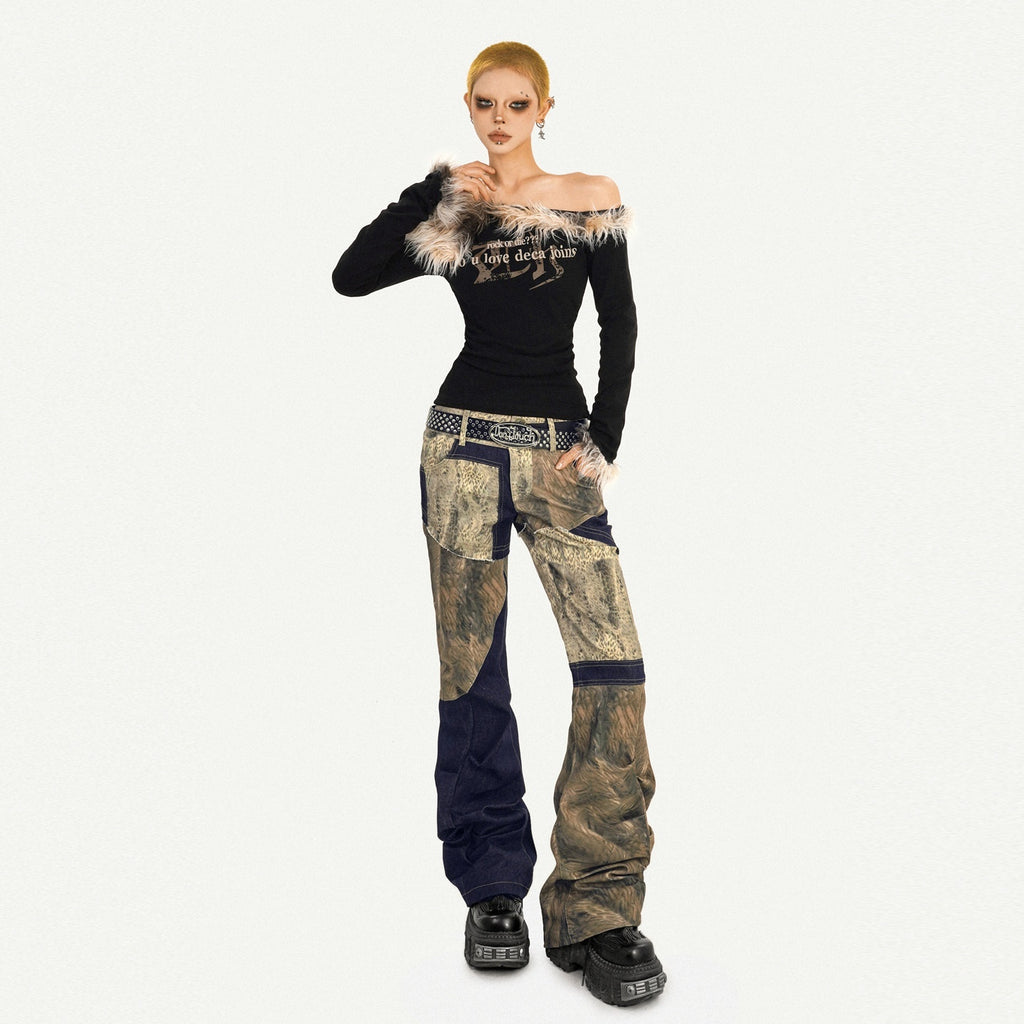 Nico_Molly_Fur_Collar_Asymmetric_One_Shoulder_Letter_Print_Women's_Long_Sleeve_T-shirts_981176903843_MISSTT