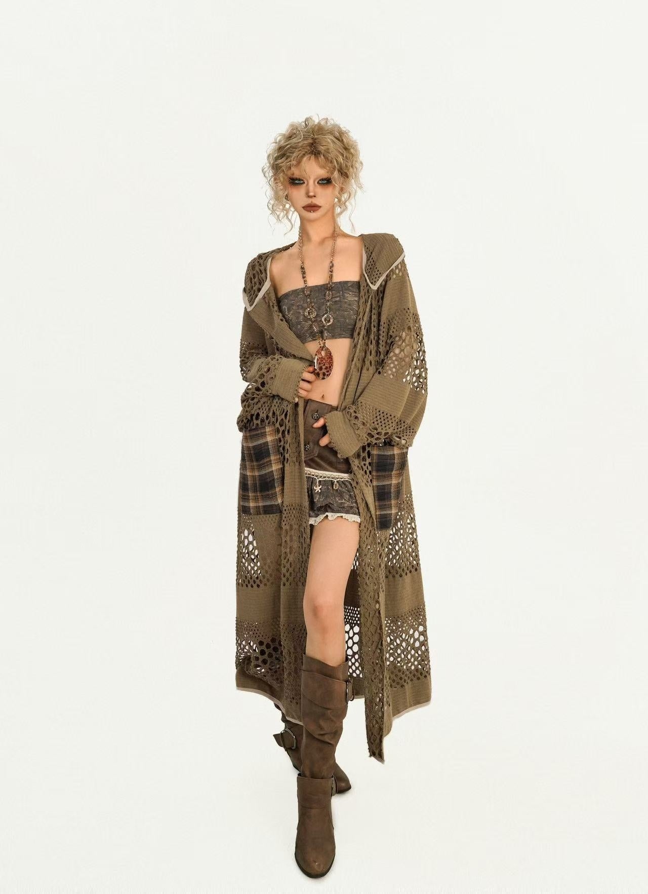 Nico_Molly_Fur_Collar_Patchwork_Fringe_Hooded_Loose_Mid_Length_Women's_Knit_Cardigans_852792653249_MISSTT
