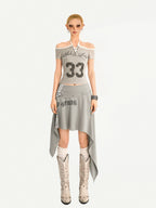 Nico_Molly_Gray_Printed_Off_Shoulder_Halter_Tie_Cropped_Slim_Women's_Short_Sleeve_T-shirts_1032629152742_MISSTT