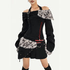 Nico_Molly_Leopard_Patchwork_Halter_Bardot_Low_Waist_Women's_Cashmere_Top_&_Skirt_Sets_1006025955821_MISSTT