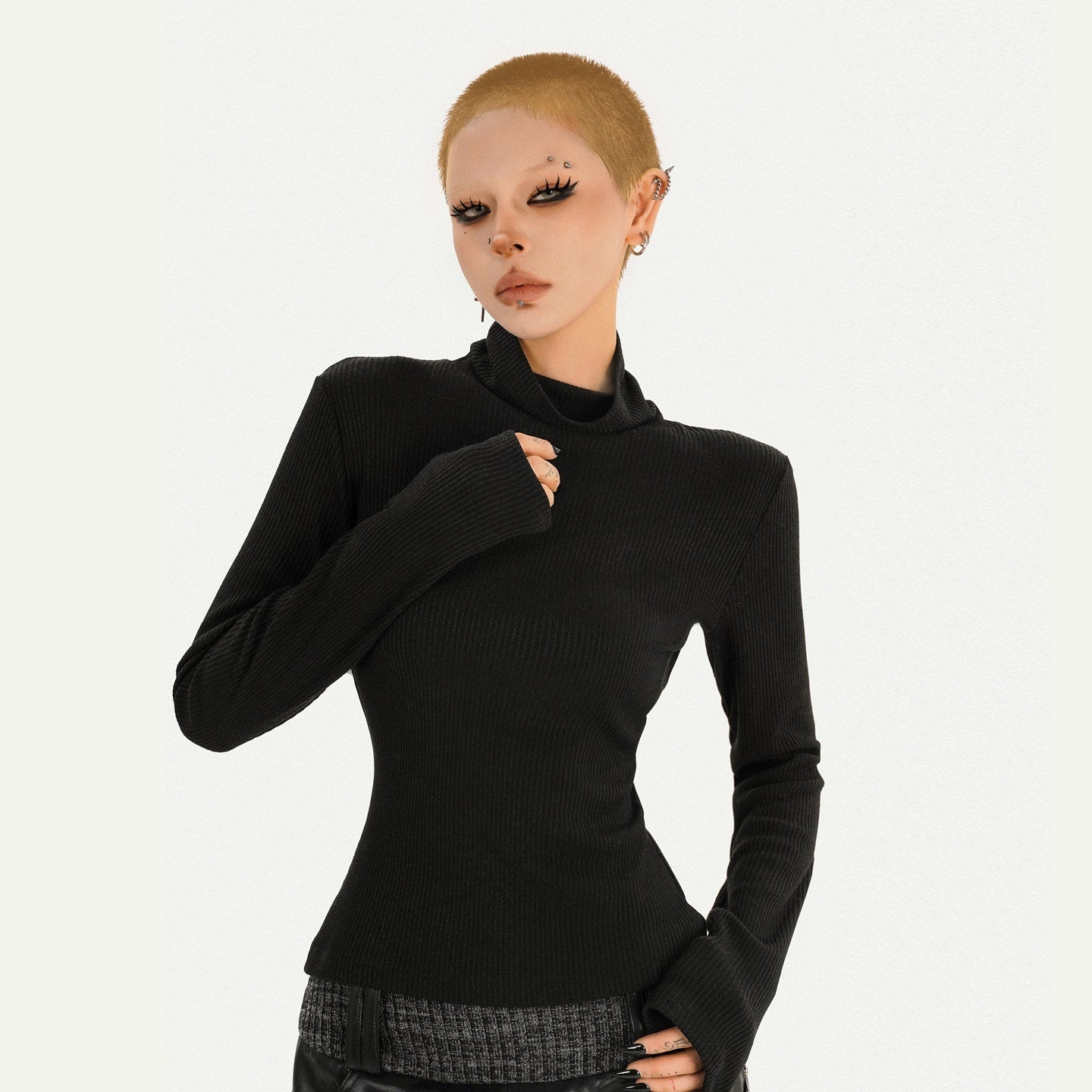 Nico_Molly_Plush_Patchwork_Fur_Collar_Zippered_Slim_V-neck_Women's_Leather_Vests_1004248339440_MISSTT