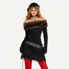 Nico_Molly_Rebellious_One_Shoulder_Women's_Faux_Fur_Trim_Long_Sleeve_T-shirts_1000514531415_MISSTT