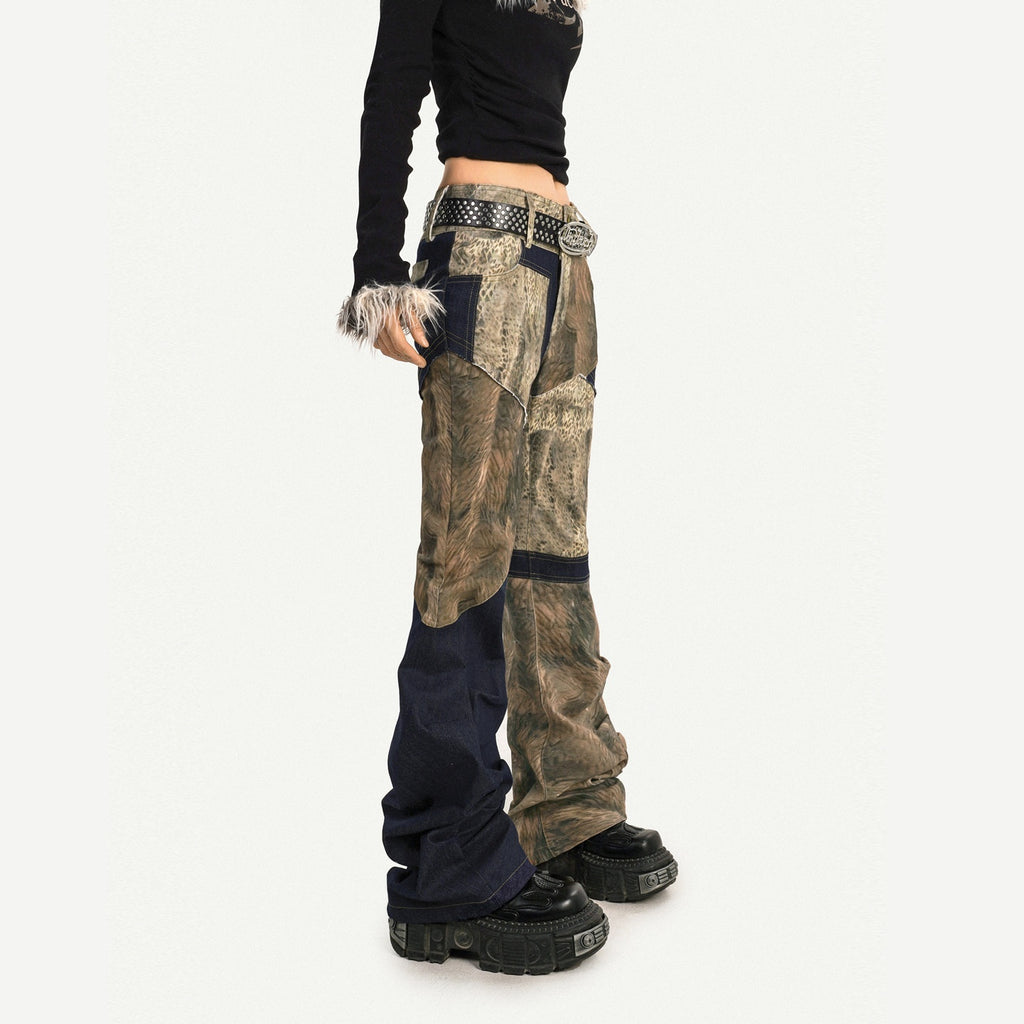 Nico_Molly_Rebellious_Wasteland_Patchwork_Vintage_Pattern_Women's_Flare_Pants_985310425119_MISSTT