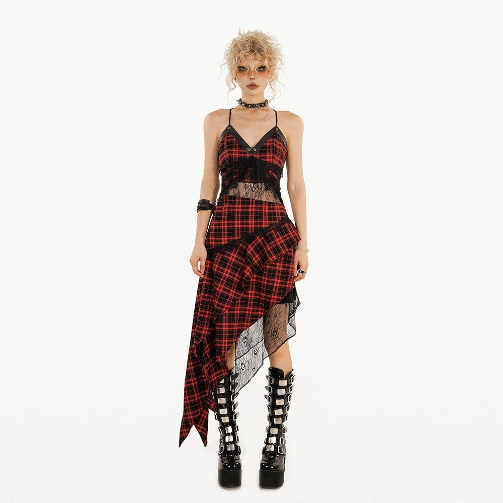 Nico_Molly_Red_Black_Plaid_Lace_Splice_Irregular_Aline_Women's_Slip_Midi_Dresses_839547894098_MISSTT