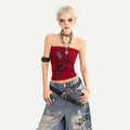 Nico_Molly_Red_Gothic_Studded_Print_Punk_Bandeau_Slim_Cropped_Women's_Tank_Tops_1060455701781_MISSTT