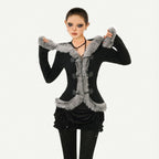 Nico_Molly_Retro_Hooded_Fur_Collar_Bell_Sleeve_Waist_Women's_Knit_Casual_Jackets_996133496006_MISSTT