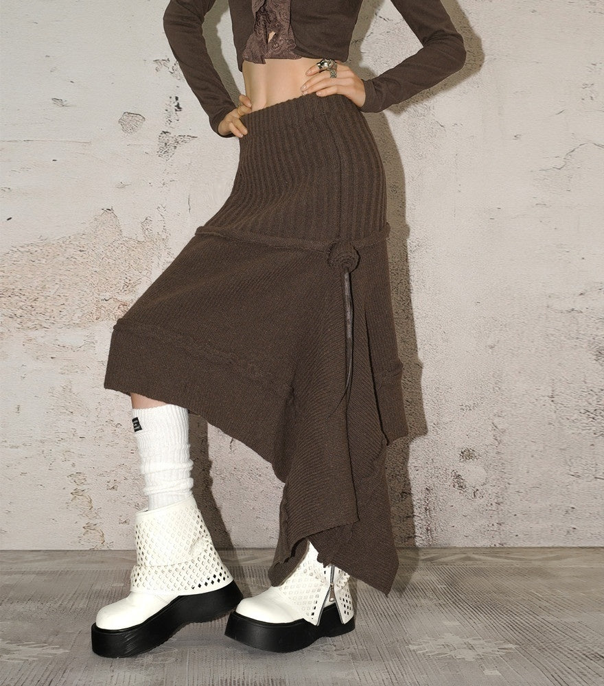 Nico_Molly_Rose_Ribbon_Asymmetric_Vintage_A_Line_Women's_Knitted_Solid_Midwaist_Maxi_Skirts_833856392360_MISSTT