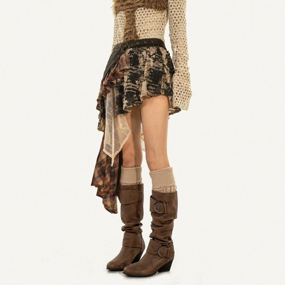 Nico_Molly_Shibuya_Wasteland_Asymmetric_Skirt_Women's_Mesh_Top_&_Pants_Sets_861791395295_MISSTT