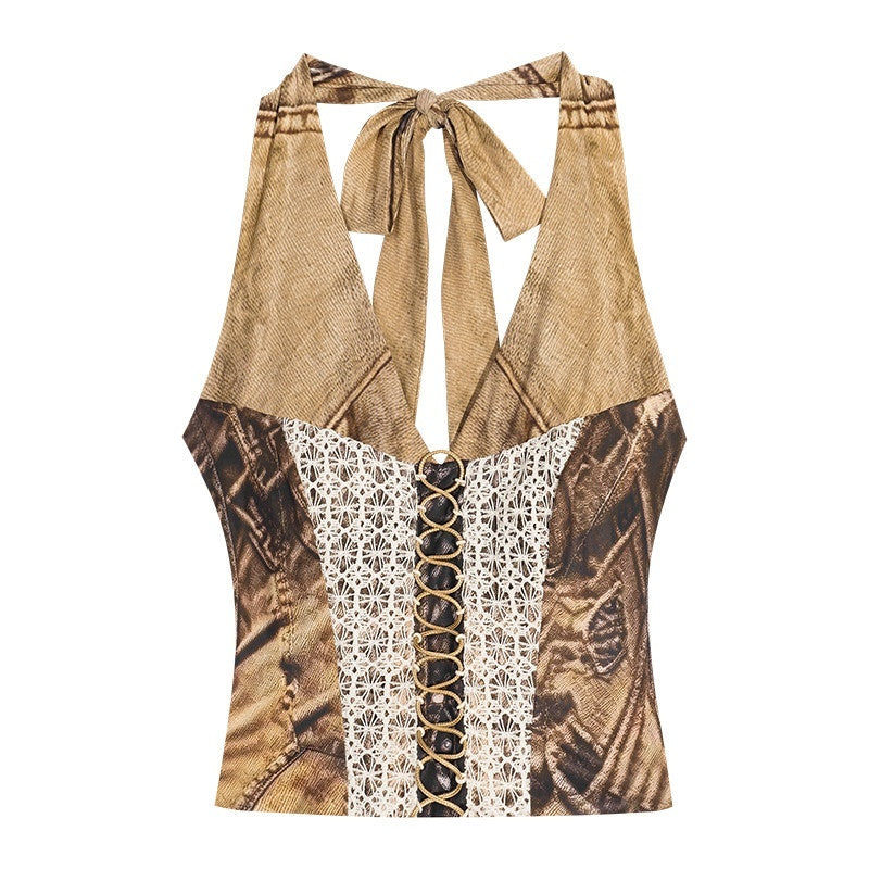 Nico_Molly_Vintage_Brown_Patchwork_Lace_Halter_V-neck_Women's_Slip_Maxi_Dresses_1068127559168_MISSTT