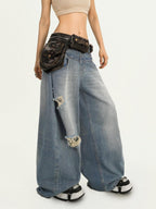 Nico Molly Vintage Coffee Punk Biker Waist Cincher Layered Styling Women's Leather Belts
