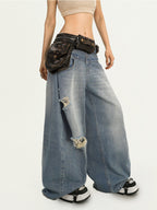 Nico Molly Vintage Coffee Punk Biker Waist Cincher Layered Styling Women's Leather Belts