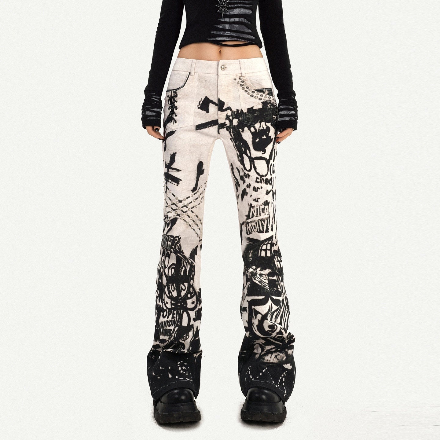 Nico_Molly_Vintage_Ink_Wash_Studded_Punk_Subculture_Women's_Straight_Jeans_1011970627622_MISSTT