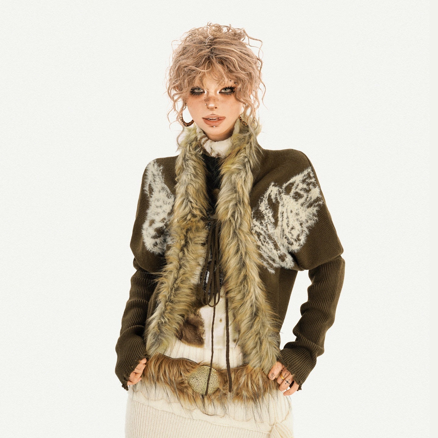 Nico_Molly_Vintage_Pattern_Fur_Collar_Batwing_Sleeves_Women's_Knit_Loose_Fit_Cardigans_992145487337_MISSTT