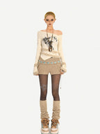 Nico Molly Y2k Heart Chain Punk Vintage Waist Chain Babe Edgy Women's Belts