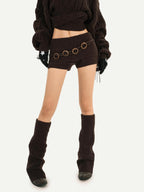 Nico Molly Y2k Heart Chain Punk Vintage Waist Chain Babe Edgy Women's Belts