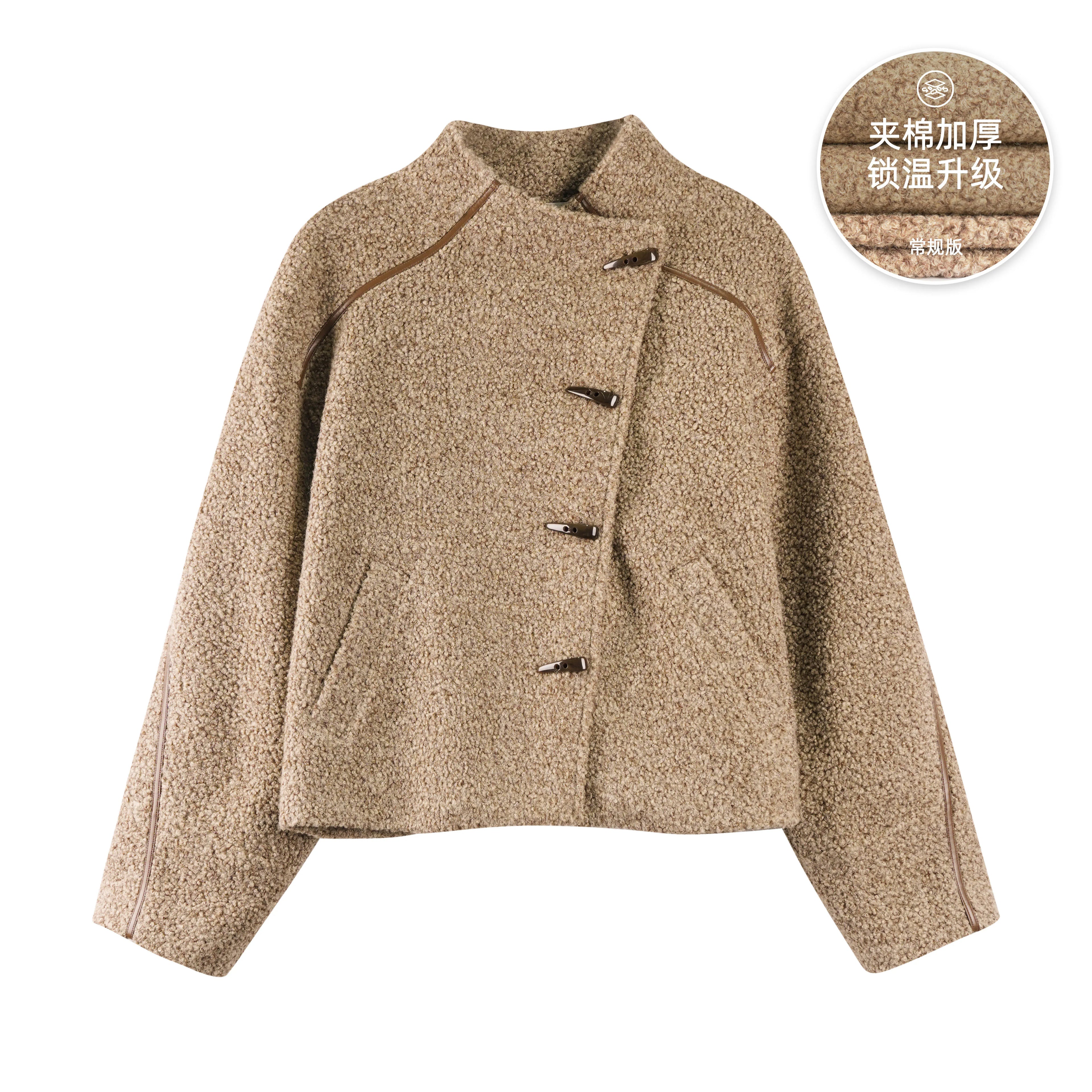 someonesometimes_Insulated_Original_Design_Loose_Fit_Button_Stand_Collar_Unisex_Short_Coat_MISSTT