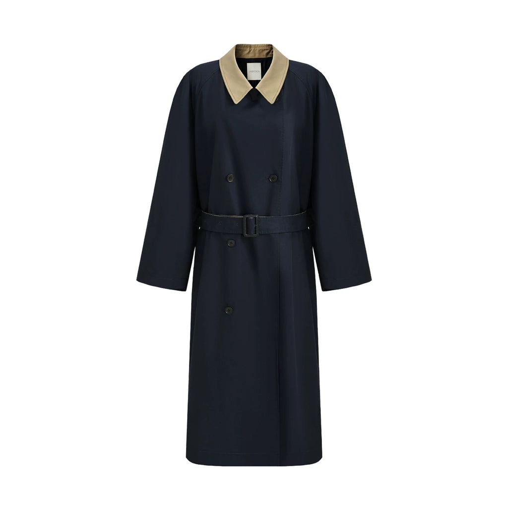 unspoken_Minimal_Commuter_Cotton_Loose_Fit_Single_Breasted_Long_Navy_Trench_Coats_MISSTT