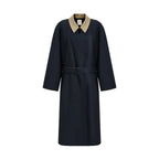 unspoken_Minimal_Commuter_Cotton_Loose_Fit_Single_Breasted_Long_Navy_Trench_Coats_MISSTT