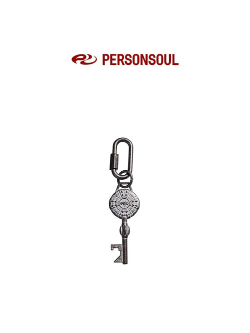 PERSONSOUL Antique Brass Oxidized Shield Bottle Opener Women's Alloy Keychains