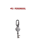 PERSONSOUL Antique Brass Oxidized Shield Bottle Opener Women's Alloy Keychains
