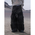 PERSONSOUL_Black_Camo_Three_In_One_Detachable_Straps_Cargo_Women's_Cotton_Wide-leg_Pants_798717393297_MISSTT