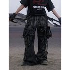 PERSONSOUL_Black_Reconstructed_Detachable_Strap_Cargo_Ripped_Women's_Denim_Wide-leg_Jeans_798595570621_MISSTT