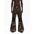 PERSONSOUL_Camouflage_Racer_Protective_Structure_Mid_Rise_Cargo_Women's_Cotton_Flare_Pants_884281980808_MISSTT