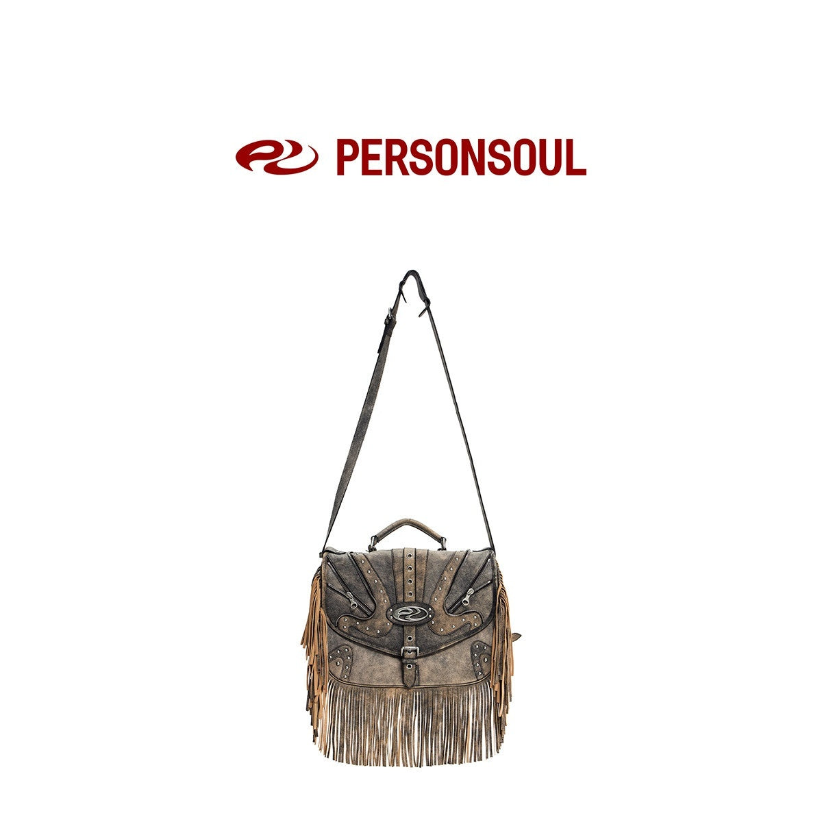 PERSONSOUL_Cracked_Black_Handmade_Tassel_Punk_Boxy_Women's_Sheepskin_Backpack_822284142356_MISSTT