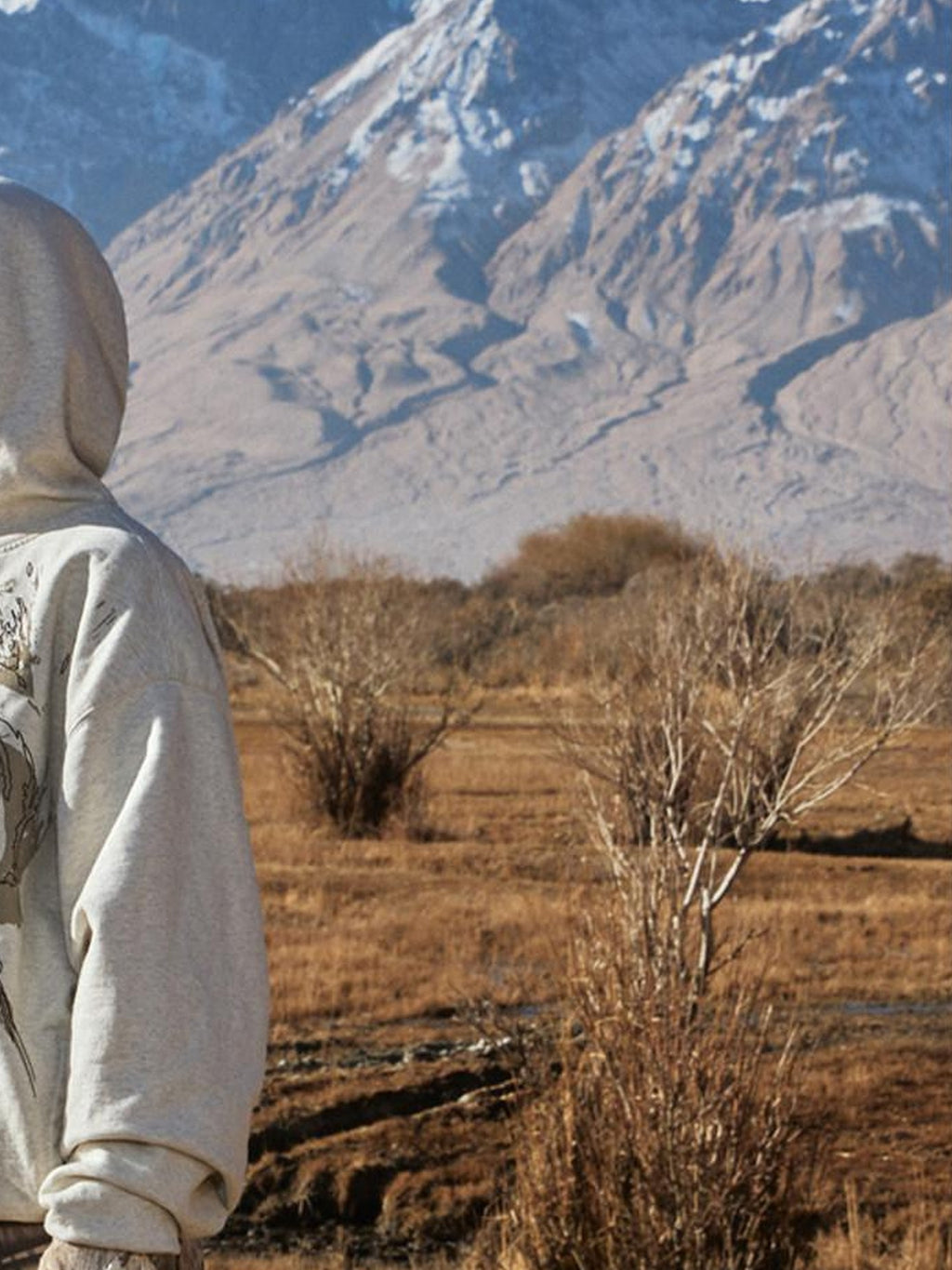 PERSONSOUL Distressed Tiger Print Asymmetrical Women's Cotton Wide Leg Sweatpants/joggers