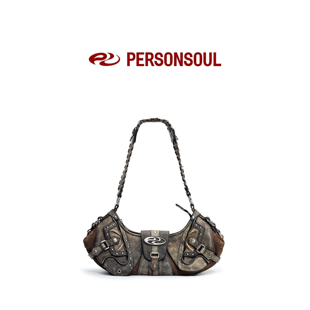 PERSONSOUL_Geometric_Punk_Dumpling_Shape_Women's_Sheepskin_Chain_Strap_Shoulder_Bags_883695237427_MISSTT