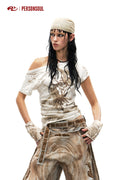 PERSONSOUL_Rhinestone_Totem_One_Shoulder_Slim_Women's_Cotton_Short_Sleeve_T-shirts_1019004104055_MISSTT