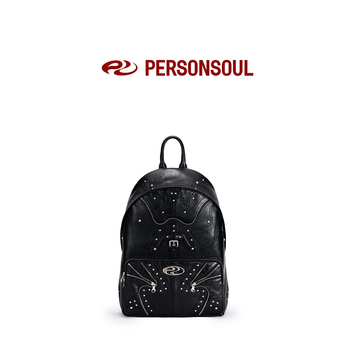 PERSONSOUL_Round_Punk_Soft_Handle_Zipper_Pocket_Waterproof_Women's_Sheepskin_Backpack_883305946721_MISSTT