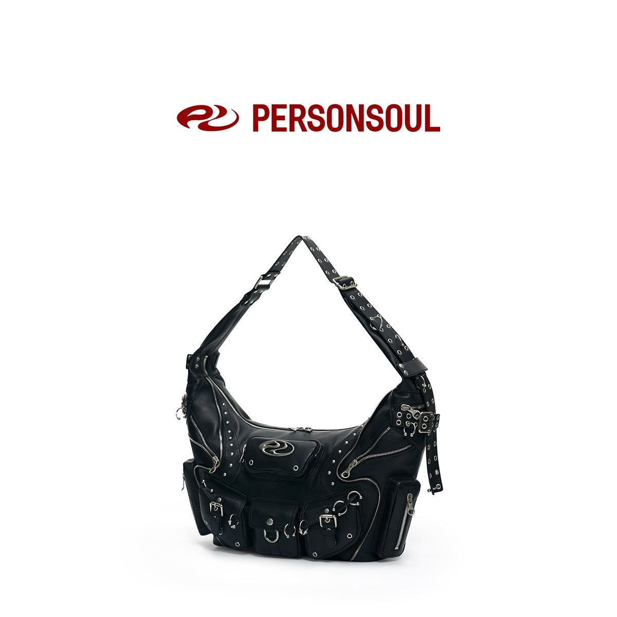 PERSONSOUL_Skull_Print_Punk_Slouch_Hobo_Dumpling_Shape_Women's_Sheepskin_Handbags_804184672901_MISSTT