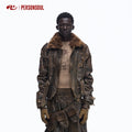PERSONSOUL_Waxed_Brown_Distressed_Detachable_Fur_Collar_Women's_Cotton_Utility_Jackets_1009535964289_MISSTT